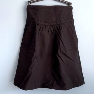 3/$20 ❤️ Mango Vintage Cotton-blend Black A-line Skirt
